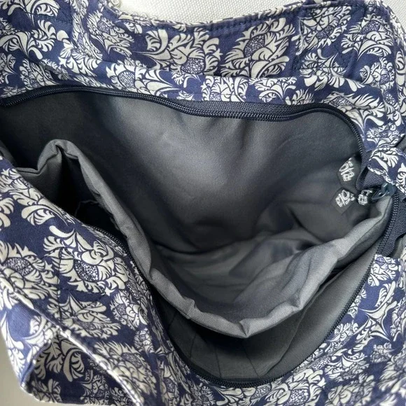 Iota Chic | Blue & White Laptop Bag - Picture 2 of 7